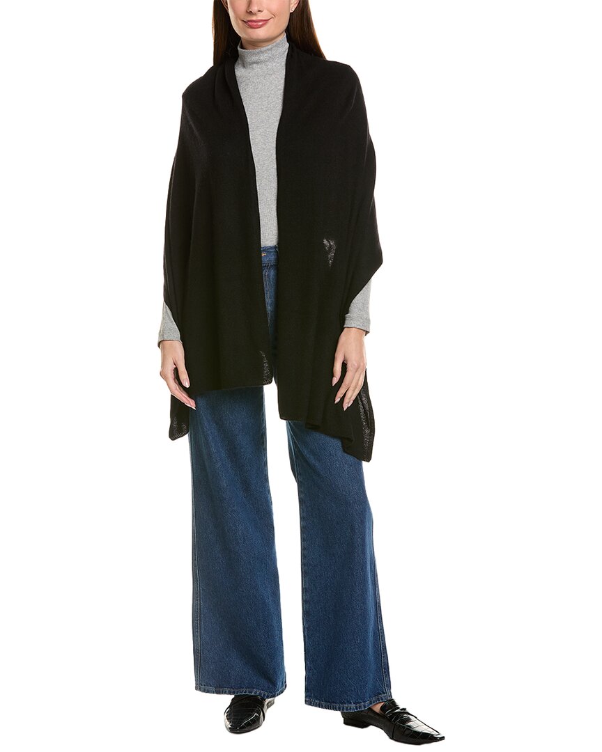 Amicale Cashmere Cashmere & Wool-Blend Wrap In Gift Box