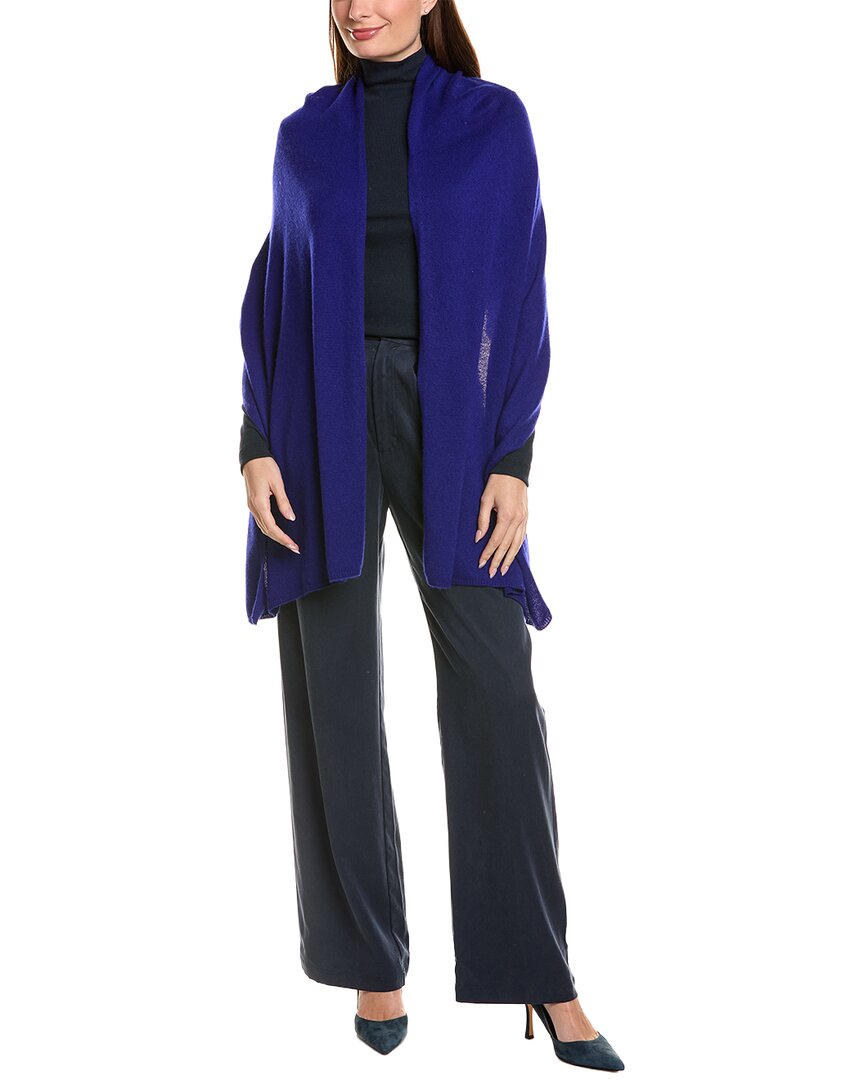Amicale Cashmere Cashmere & Wool-Blend Wrap In Gift Box