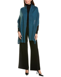 Amicale Cashmere Cashmere & Wool-Blend Wrap In Gift Box