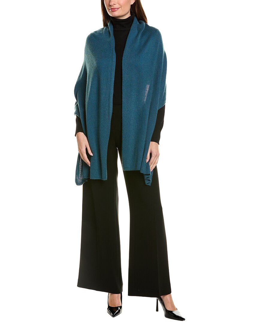 Amicale Cashmere Cashmere & Wool-Blend Wrap In Gift Box