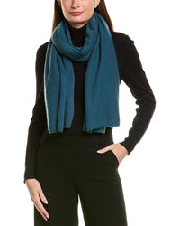 Amicale Cashmere Cashmere & Wool-Blend Wrap In Gift Box