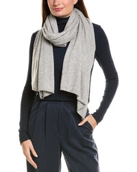 Amicale Cashmere Cashmere & Wool-Blend Wrap In Gift Box