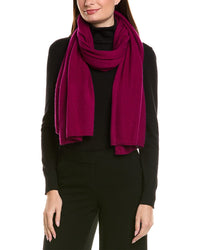 Amicale Cashmere Cashmere & Wool-Blend Wrap In Gift Box