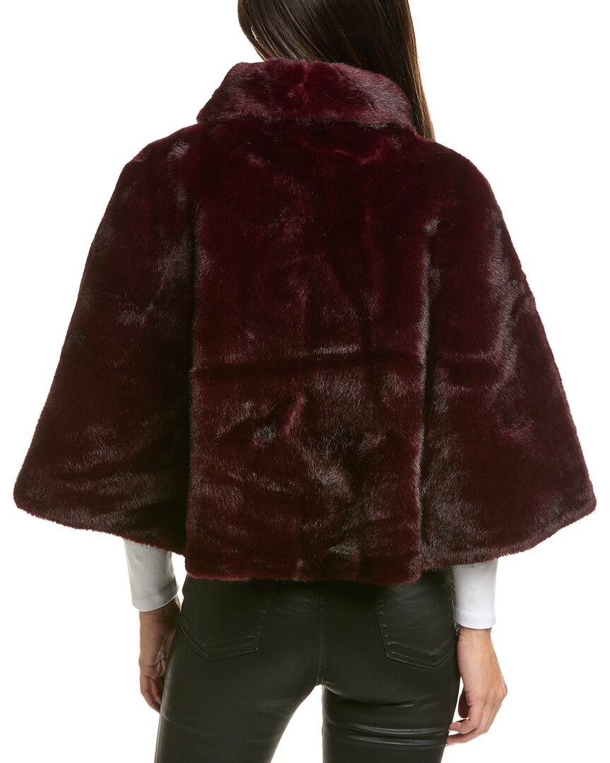 La Fiorentina Plush Cape With Scarf