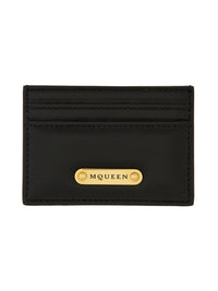 Alexander Mcqueen Women Leather Card Holder