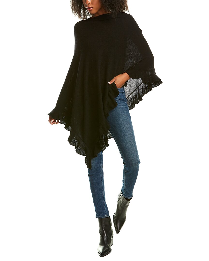 Hannah Rose Hannah Rose Ruffle Edge Cashmere Topper