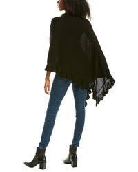 Hannah Rose Hannah Rose Ruffle Edge Cashmere Topper