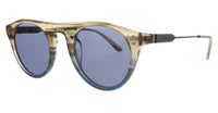 Calvin Klein Taupe/Blue Horn Gradient Round CK20701S 41888 Sunglasses