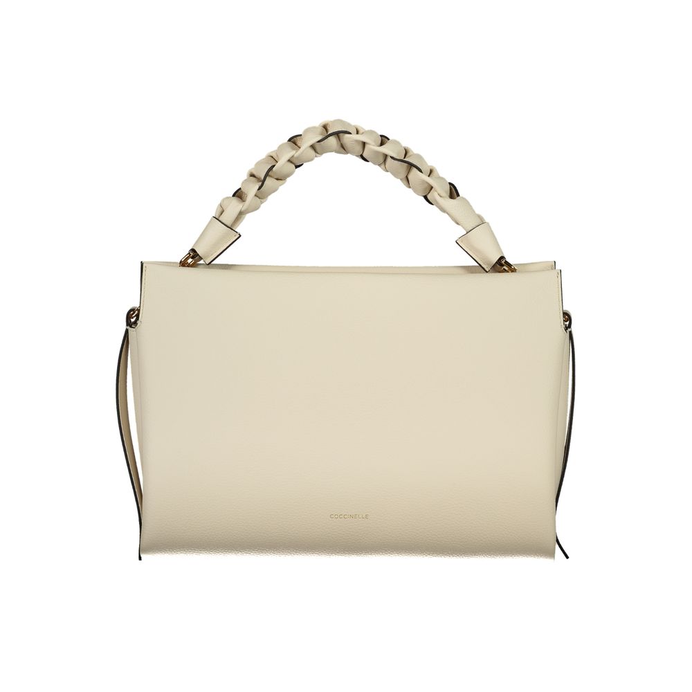 Coccinelle Bianco Leather Women Women's Handbag