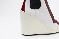 Hogan Lace-Up Wedge Boots