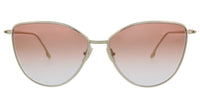 Victoria Beckham Gold/Brick Cateye VB209S 43245 Sunglasses
