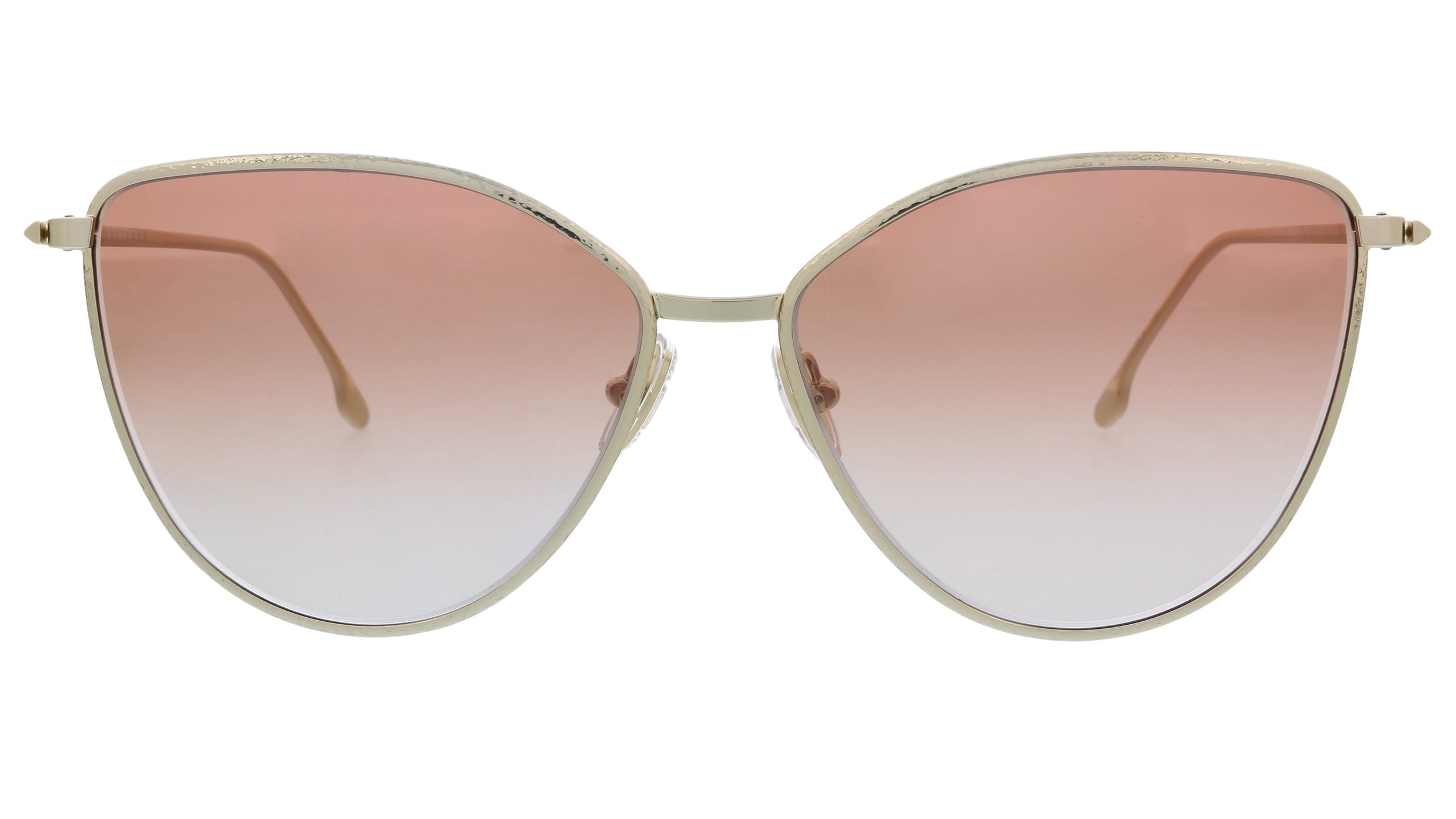 Victoria Beckham Gold/Brick Cateye VB209S 43245 Sunglasses