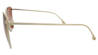 Victoria Beckham Gold/Brick Cateye VB209S 43245 Sunglasses
