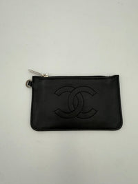 Chanel CHANEL Lamb Leather Coin Purse/Card Women's Holder (Authentic Pre-Loved)