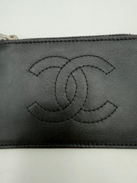 Chanel CHANEL Lamb Leather Coin Purse/Card Women's Holder (Authentic Pre-Loved)