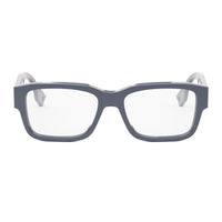 Fendi Fendi Eyeglasses Square Full Rim, Navy Blue Frame and Clear Demo Lenses Lens FE50079I090
