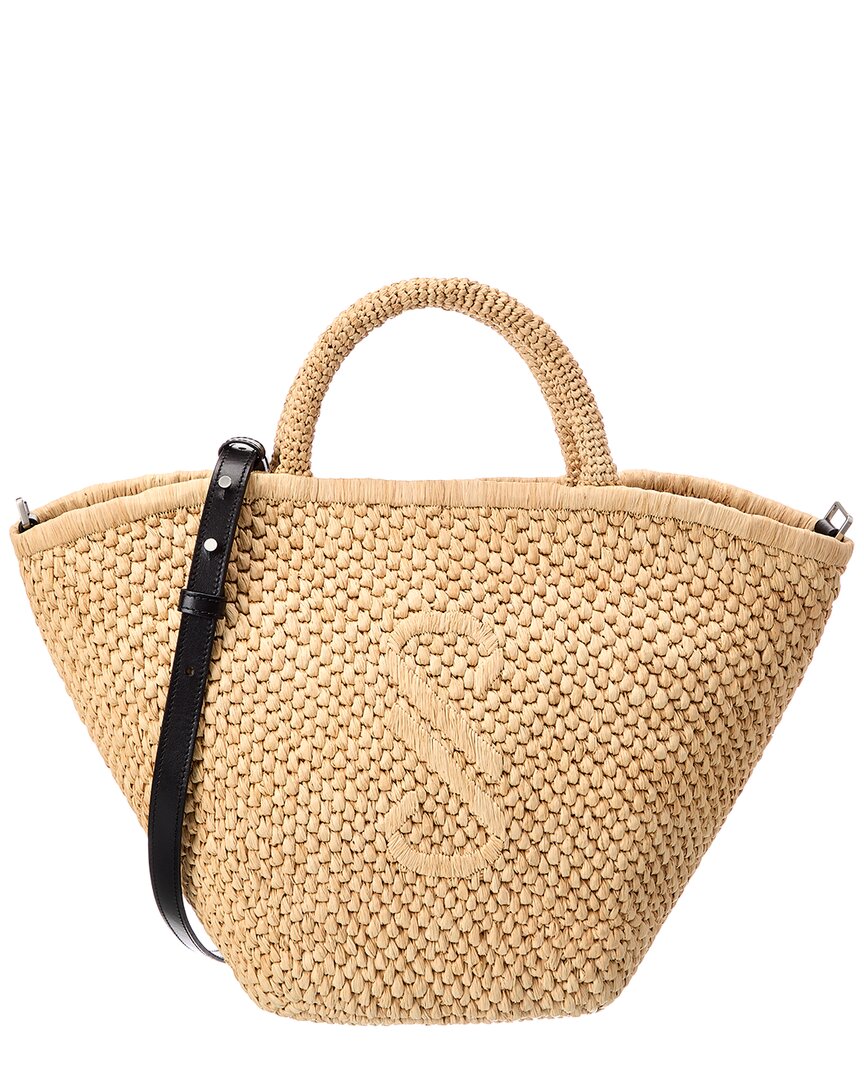 Proenza Schouler Chelsea Large Raffia & Leather Tote