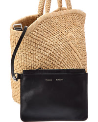 Proenza Schouler Chelsea Large Raffia & Leather Tote