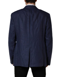 Dolce & Gabbana Blue Single Breasted 2 Button Suit Men's Jacket