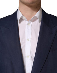 Dolce & Gabbana Blue Single Breasted 2 Button Suit Men's Jacket
