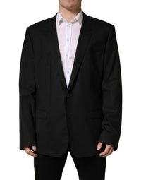 Dolce & Gabbana Black Single Breasted 2 Button Suit Men's Jacket
