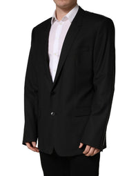Dolce & Gabbana Black Single Breasted 2 Button Suit Men's Jacket