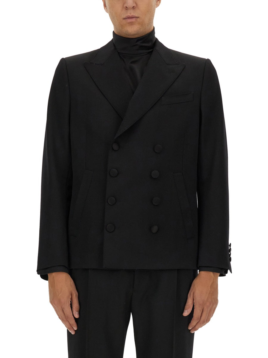 Dolce & Gabbana Men Double-Breasted Jacket