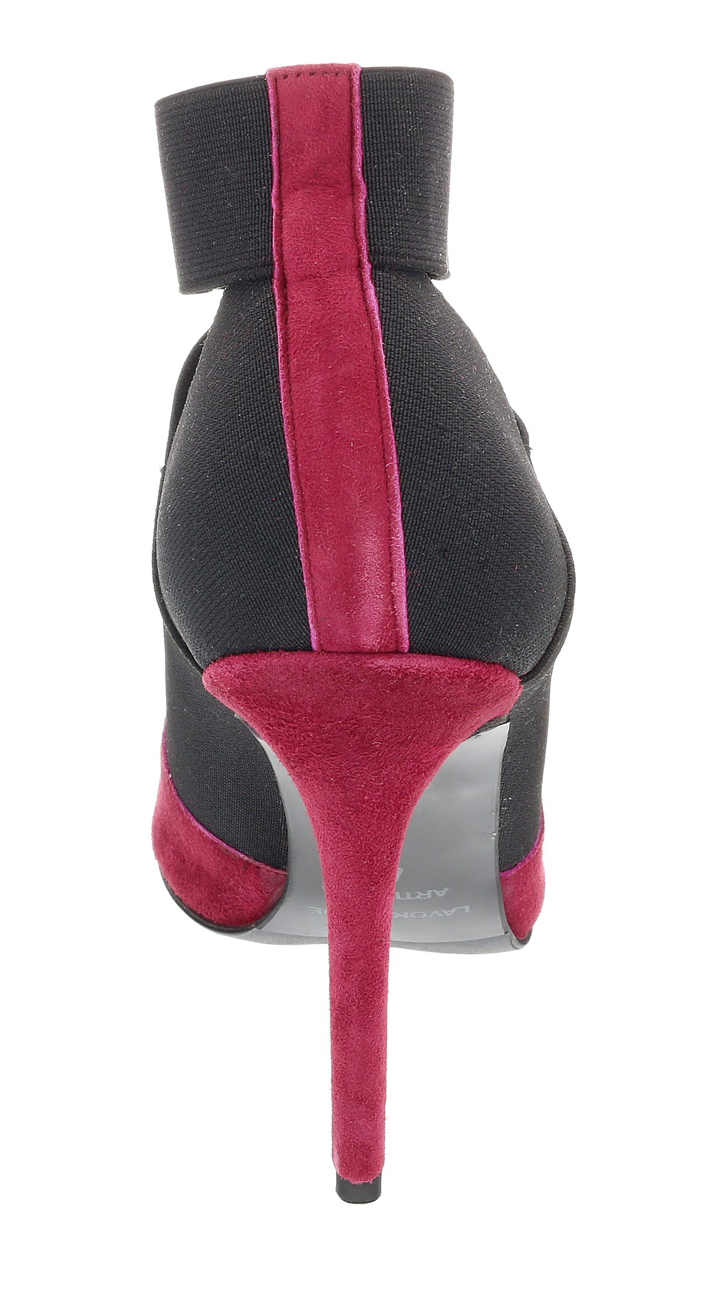 Daniela Fargion Suede Suede Cut Out High Heel Ankle Boots-