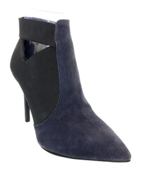 Daniela Fargion Suede Suede Cut Out High Heel Ankle Boots-