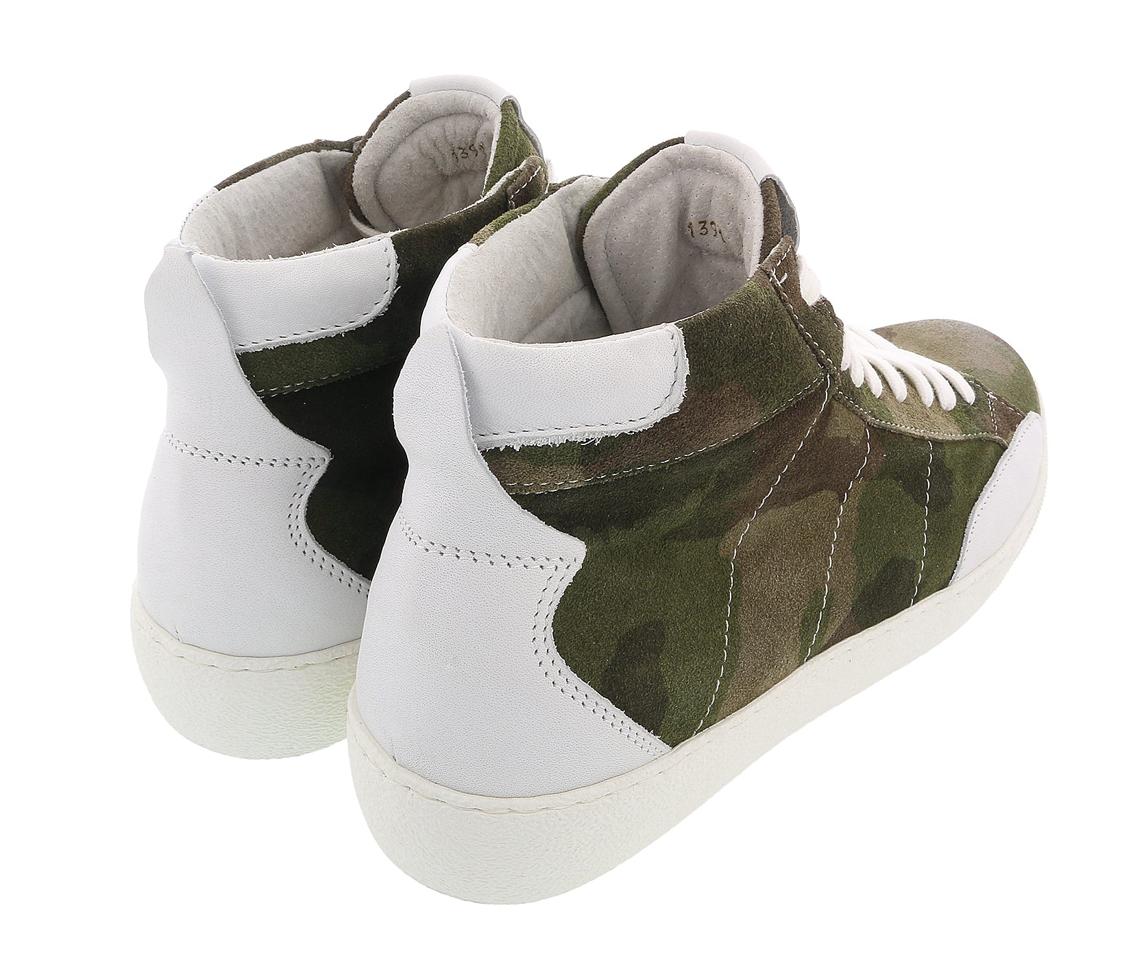 Daniela Fargion Cameo Suede Suede Mid Top Distressed Leather Fashion Sneakers-