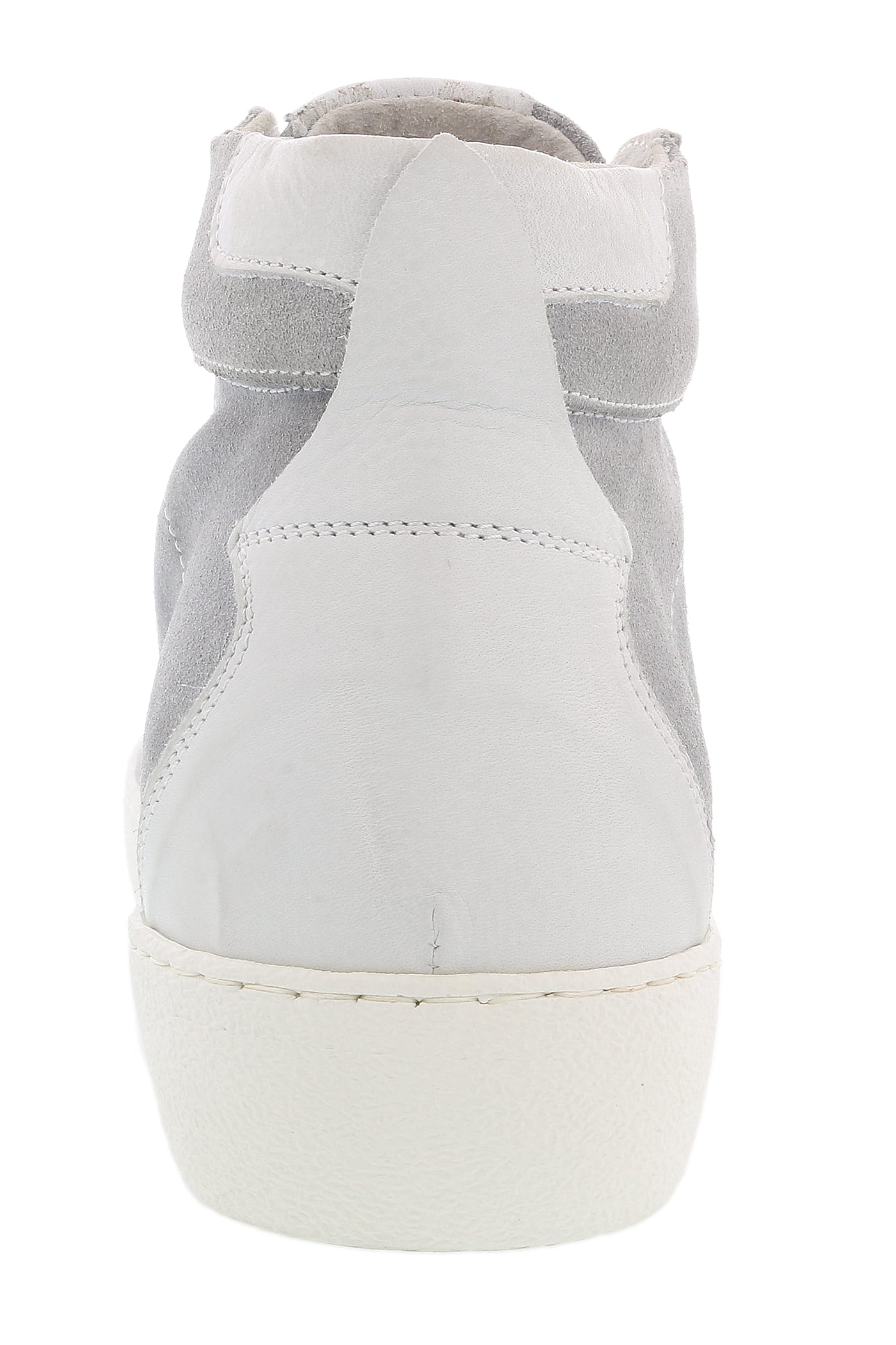 Daniela Fargion Grey Suede Suede Mid Top Distressed Leather Fashion Sneakers-