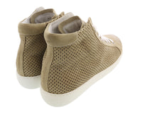 Daniela Fargion Suede Suede Mid Top Leather Fashion Sneakers-