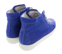 Daniela Fargion Suede Suede Mid Top Leather Fashion Sneakers-