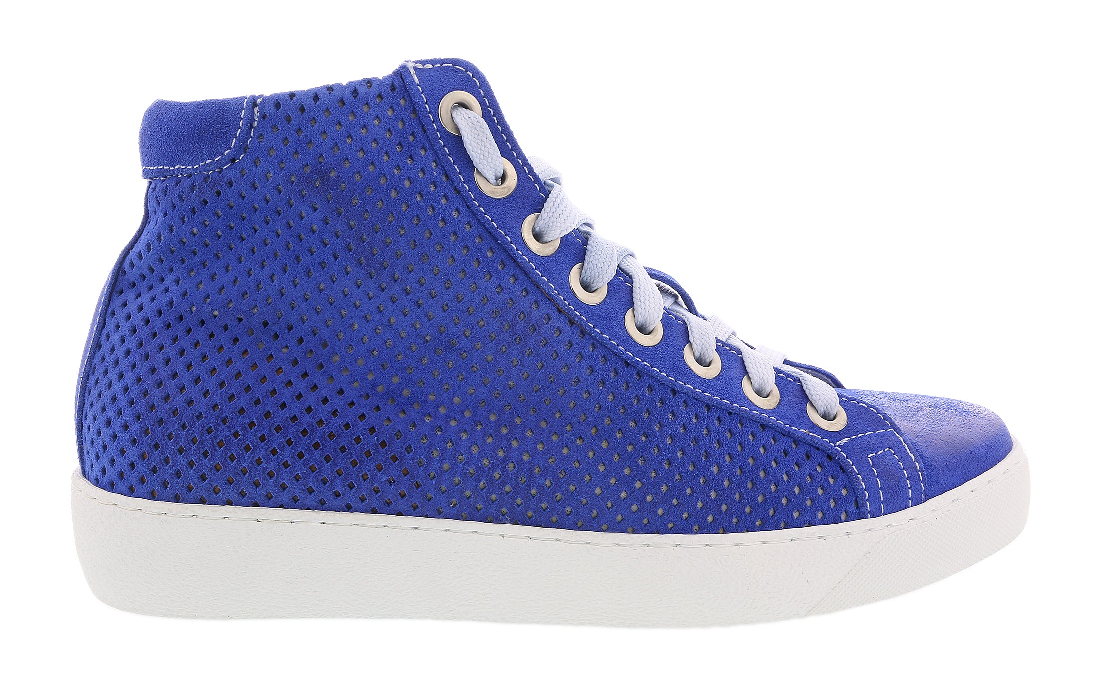 Daniela Fargion Suede Suede Mid Top Leather Fashion Sneakers-