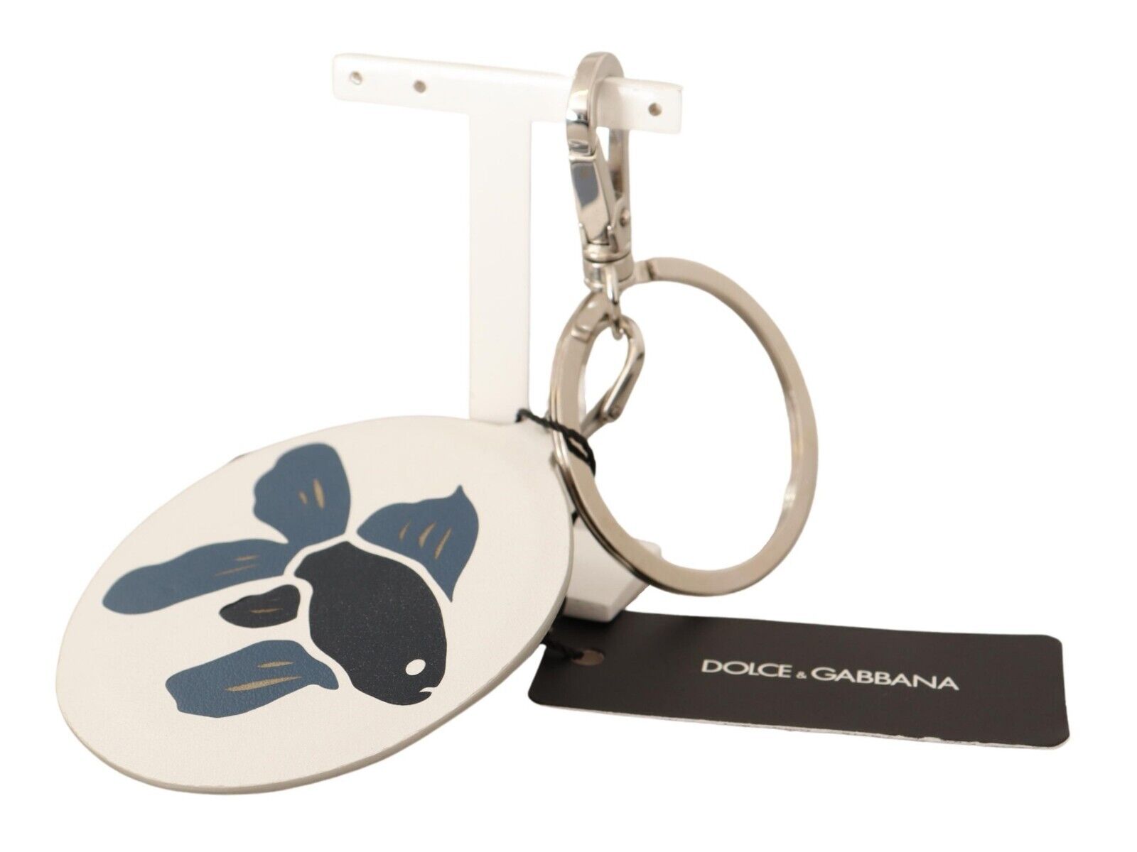 Dolce & Gabbana  Goldfish Leather Keychain