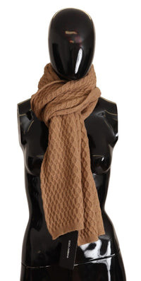 Dolce & Gabbana Dolce Gabbana Cable Knit Cashmere Scarf