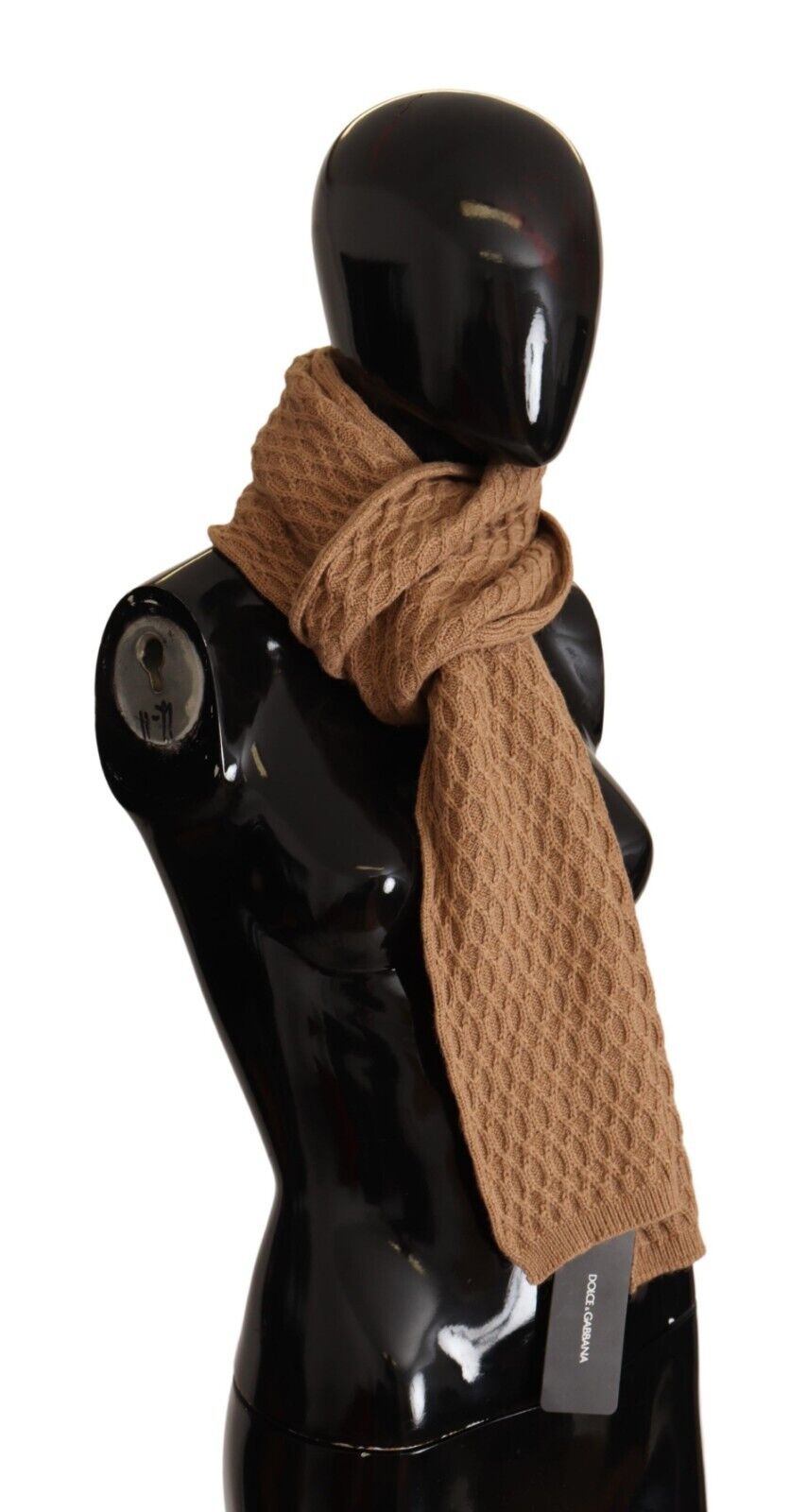 Dolce & Gabbana Dolce Gabbana Cable Knit Cashmere Scarf