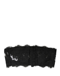 Dolce & Gabbana Dolce & Gabbana Black Lace Bandeau Bra Tube Top Women's Underwear