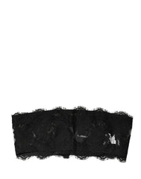 Dolce & Gabbana Dolce & Gabbana Black Lace Bandeau Bra Tube Top Women's Underwear