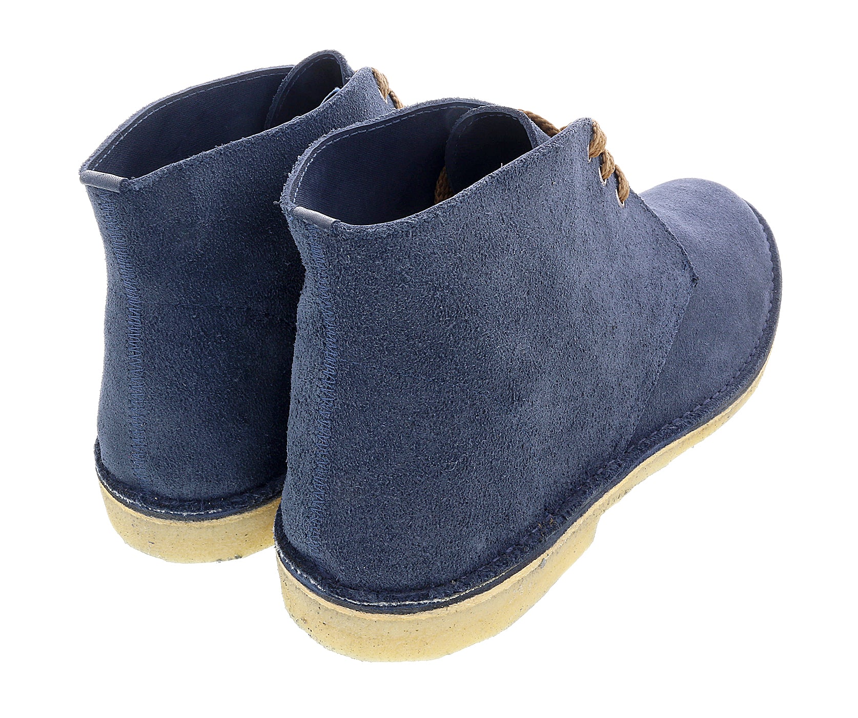 DANIELA FARGION Navy Suede Leather Derby Shoes-