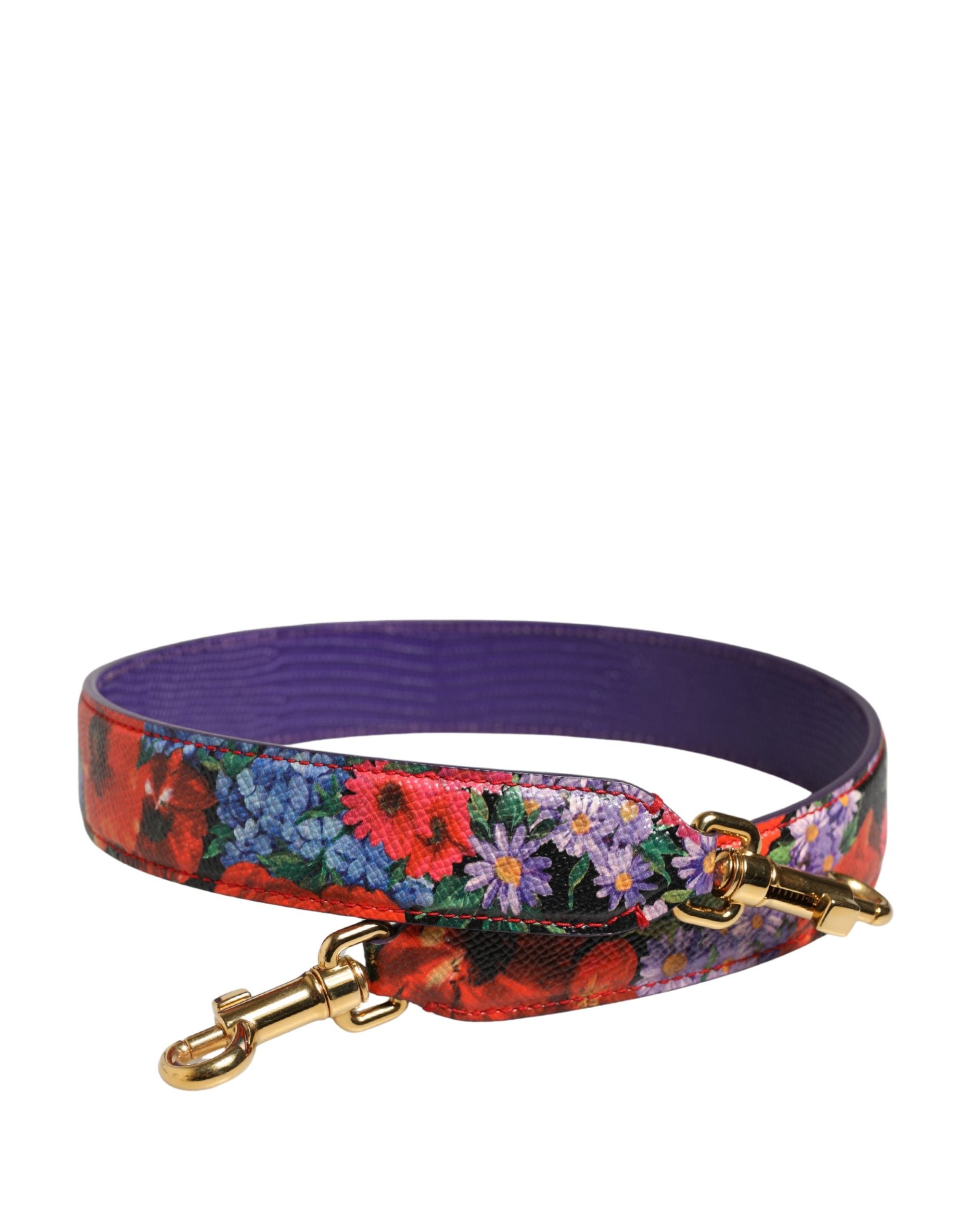 Dolce & Gabbana Dolce & Gabbana Multicolor Floral Leather Bag Accessory Shoulder Women's Strap