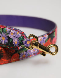 Dolce & Gabbana Dolce & Gabbana Multicolor Floral Leather Bag Accessory Shoulder Women's Strap