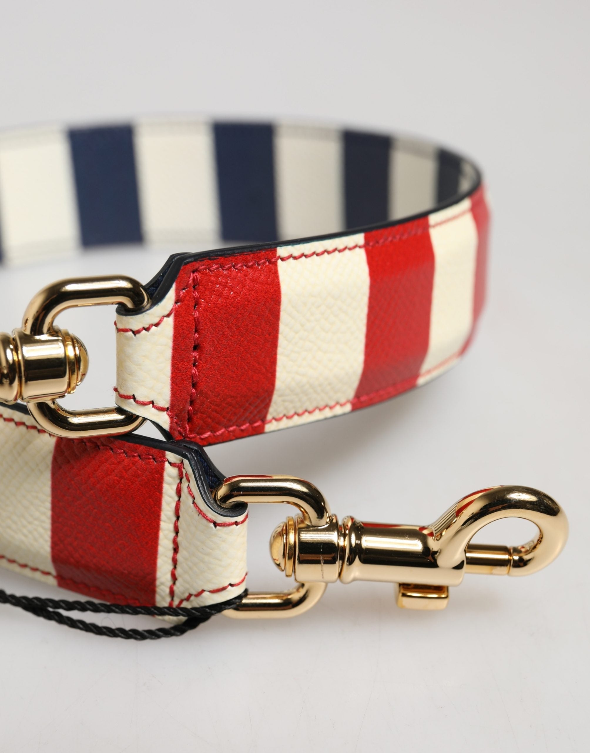 Dolce & Gabbana Dolce & Gabbana Multicolor Leather Striped Bag Accessory Shoulder Women's Strap