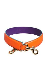 Dolce & Gabbana Dolce & Gabbana Orange Purple Calf Leather Bag Accessory  Shoulder Women's Strap