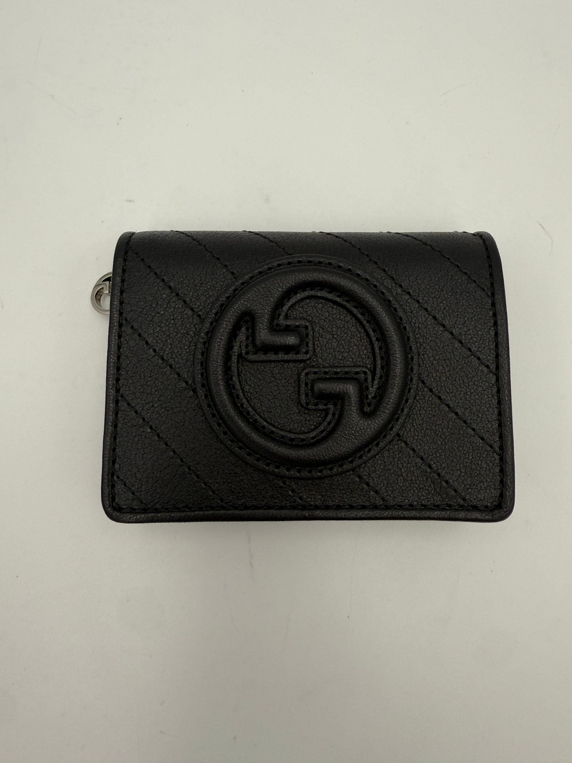 Gucci GUCCI GG BLONDIE Black Compact Wallet (Authentic Pre-Loved)