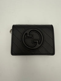 Gucci GUCCI GG BLONDIE Black Compact Wallet (Authentic Pre-Loved)