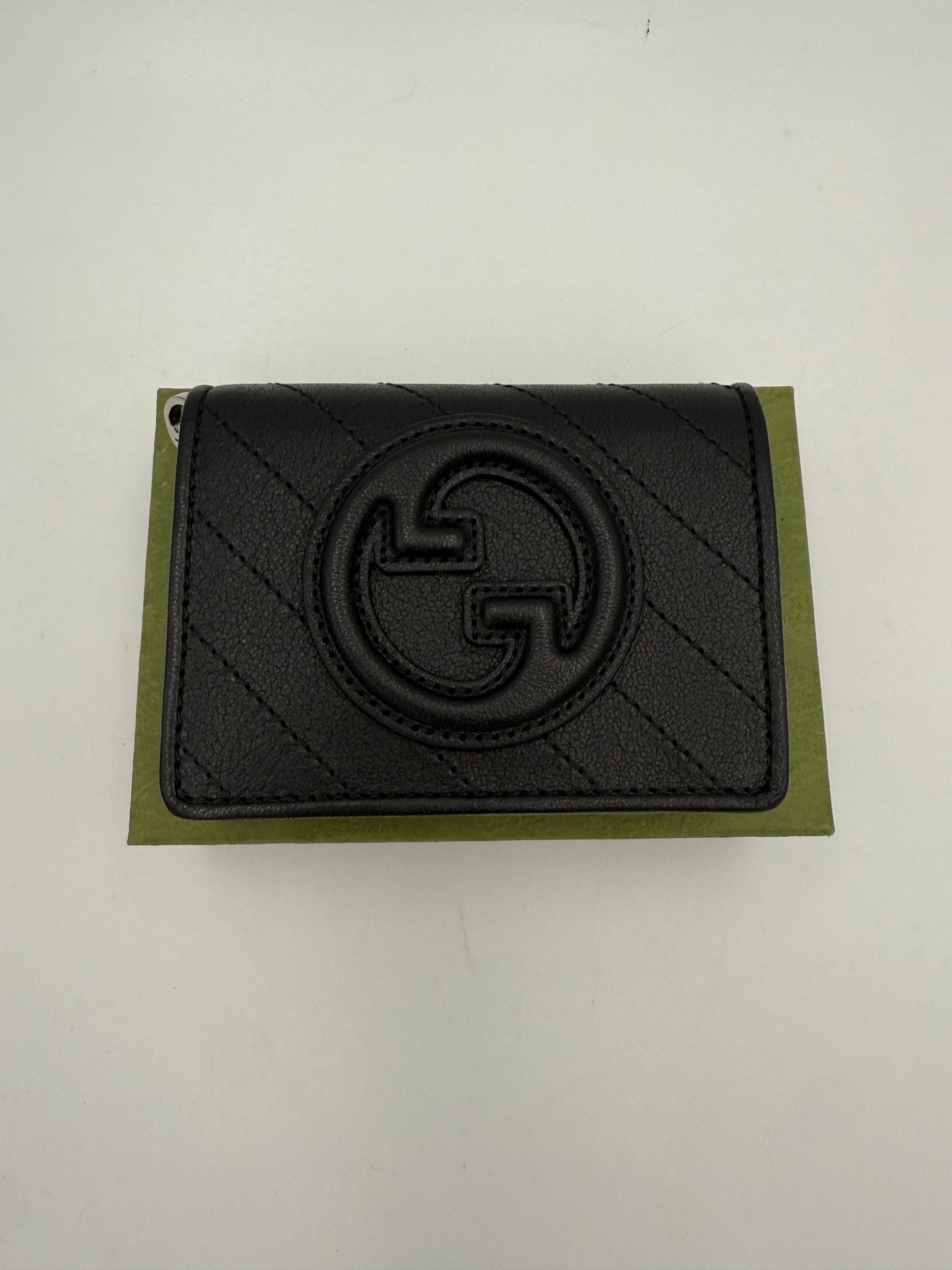 Gucci GUCCI GG BLONDIE Black Compact Wallet (Authentic Pre-Loved)