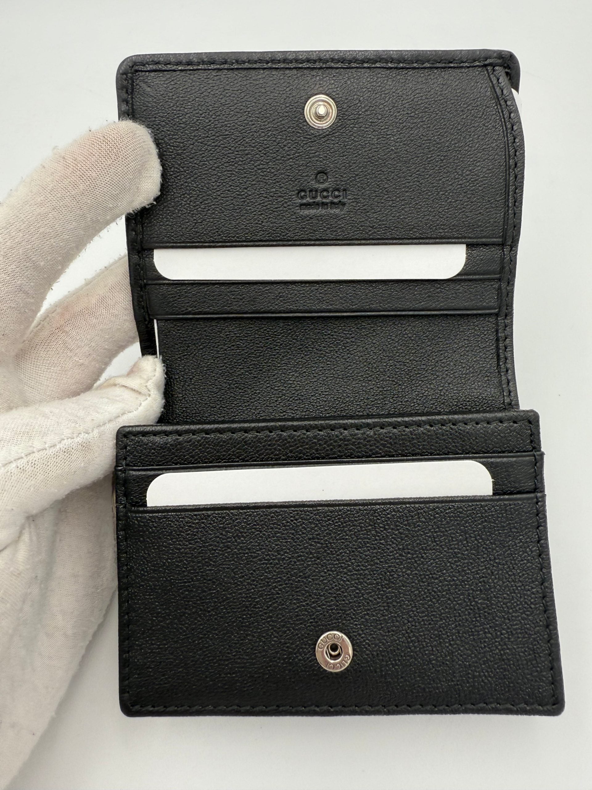 Gucci GUCCI GG BLONDIE Black Compact Wallet (Authentic Pre-Loved)