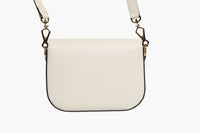 Gucci Gucci x Adidas Horsebit 1955 White Black Calfskin Leather Shoulder Women's Bag (Authentic Pre-Loved)
