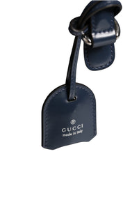 Gucci Gucci Blue Smooth Leather Lady Lock Shouler Women's Bag (Authentic Pre-Loved)